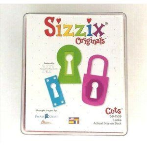 Sizzix Originals Red Die Provo Craft Ellison in Orig Case LOCKS